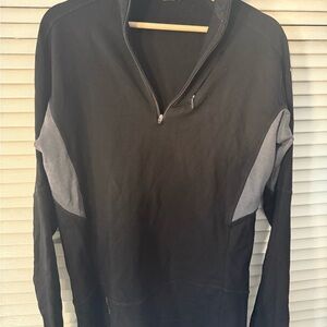 Icebreaker merino wool 1/4 zip Black Pullover